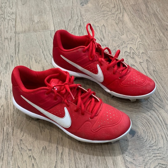 Nike Other - Nike Alpha Huarache Elite 2 Low Metal Spikes Baseball Cleats Size 8